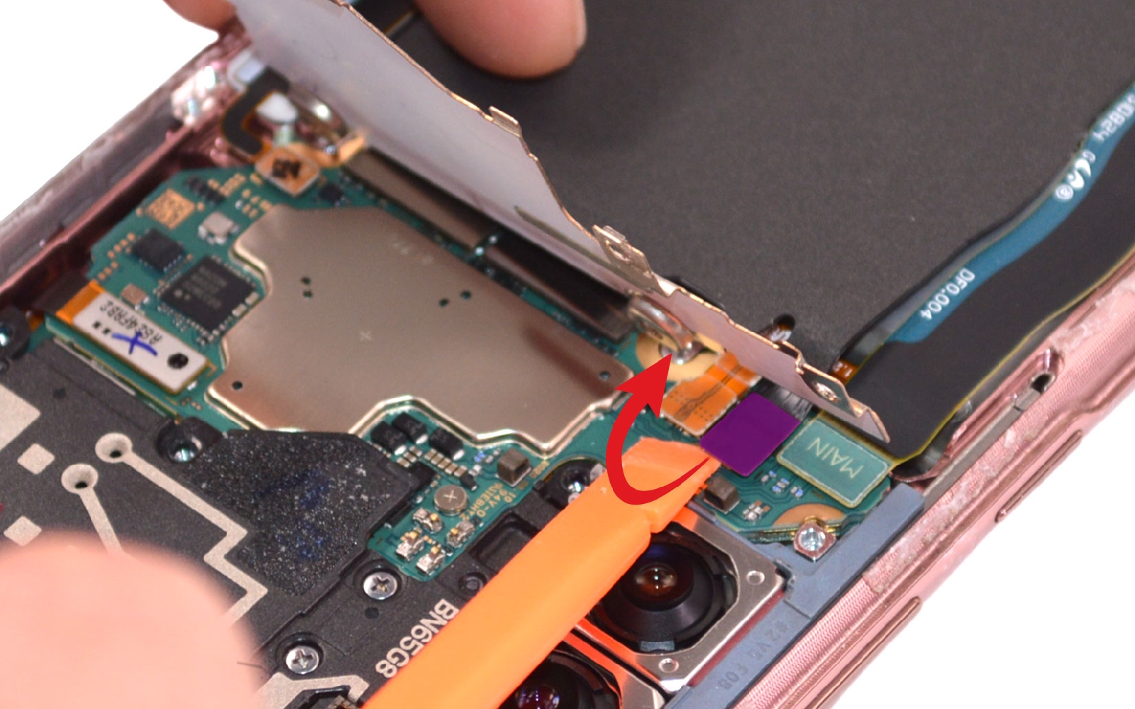 Comment changer la batterie sur Galaxy Note 20 photo 2