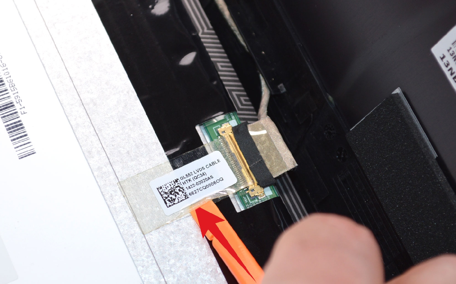 Comment remplacer la dalle LED de son ordinateur portable sur Dalle LED 15-6 photo 2