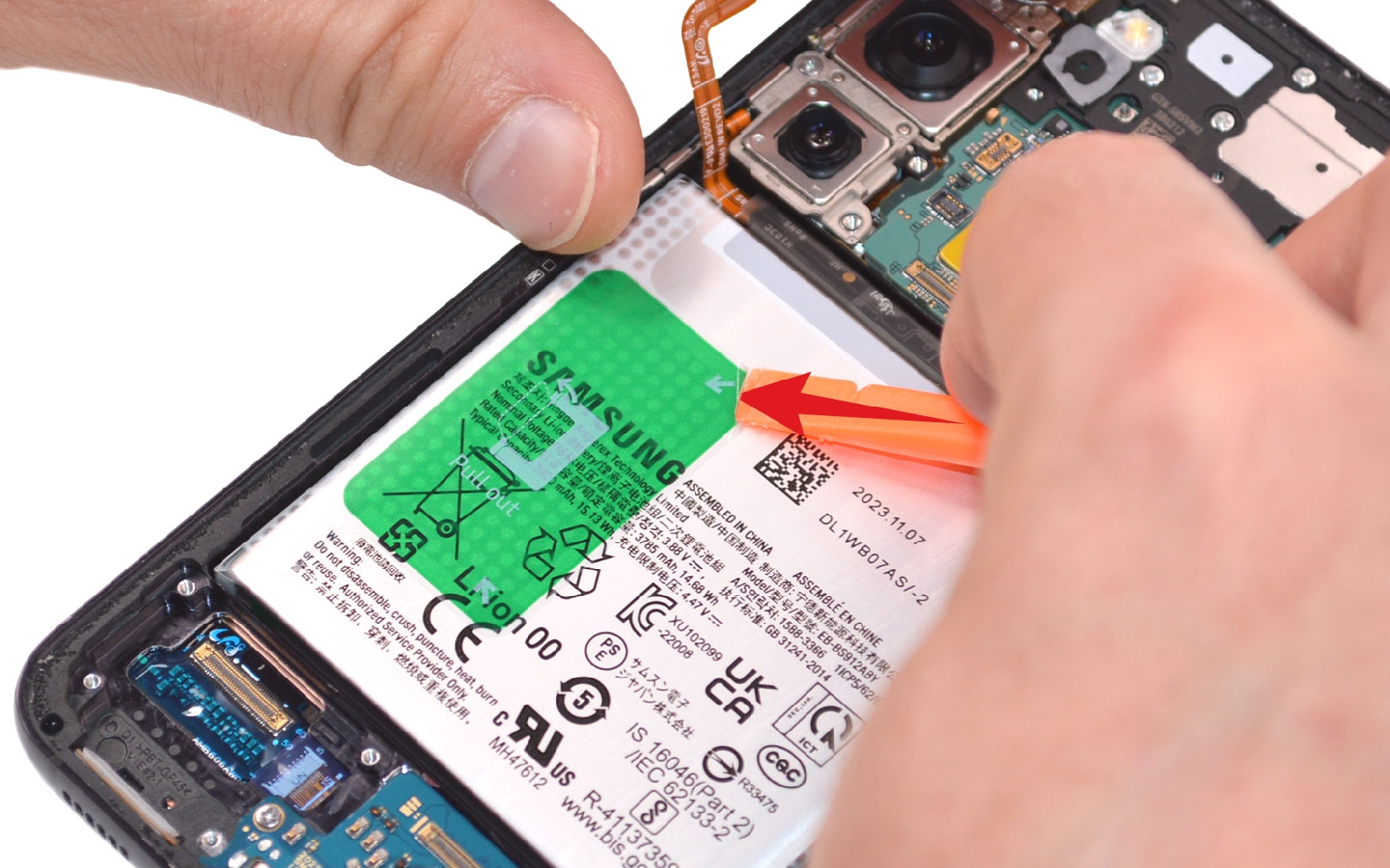 Comment changer le bloc écran sur Galaxy S23 photo 1