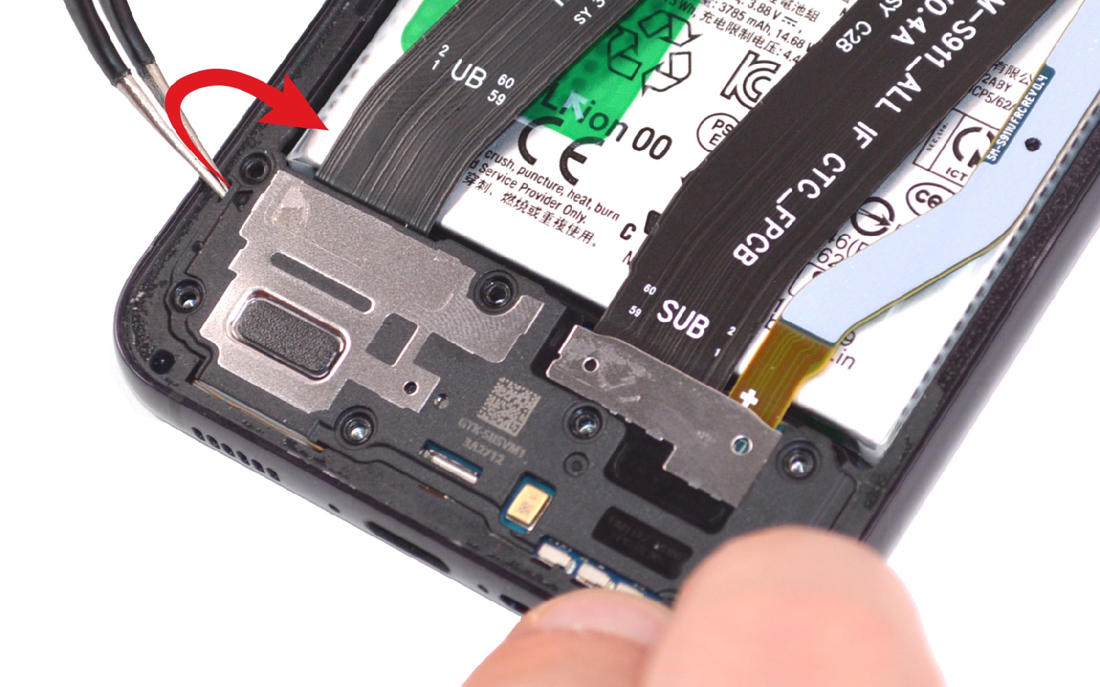 Comment changer le connecteur de charge  sur Galaxy S23 photo 2