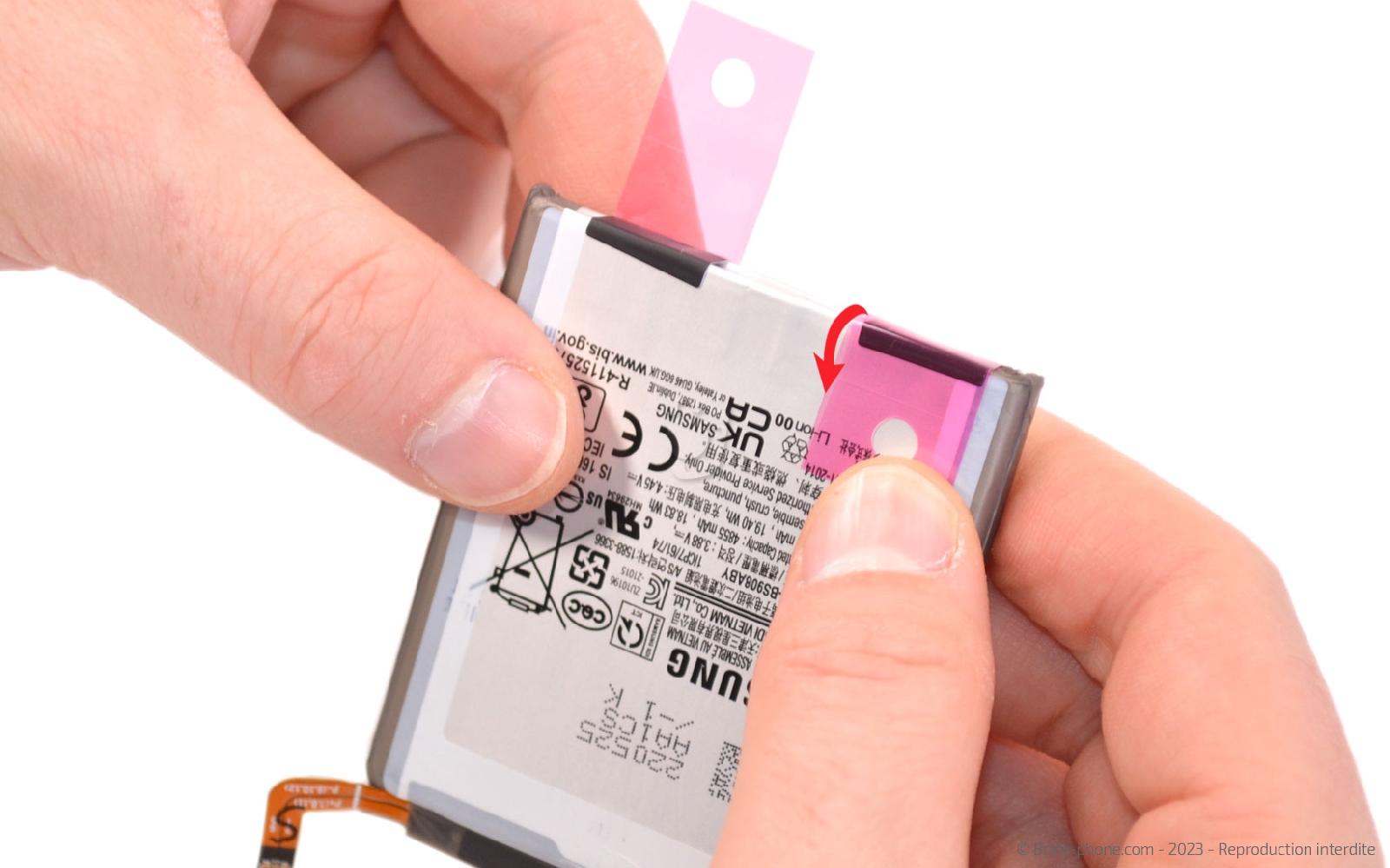 Comment remplacer le bloc écran sur Galaxy S22 plus photo 3