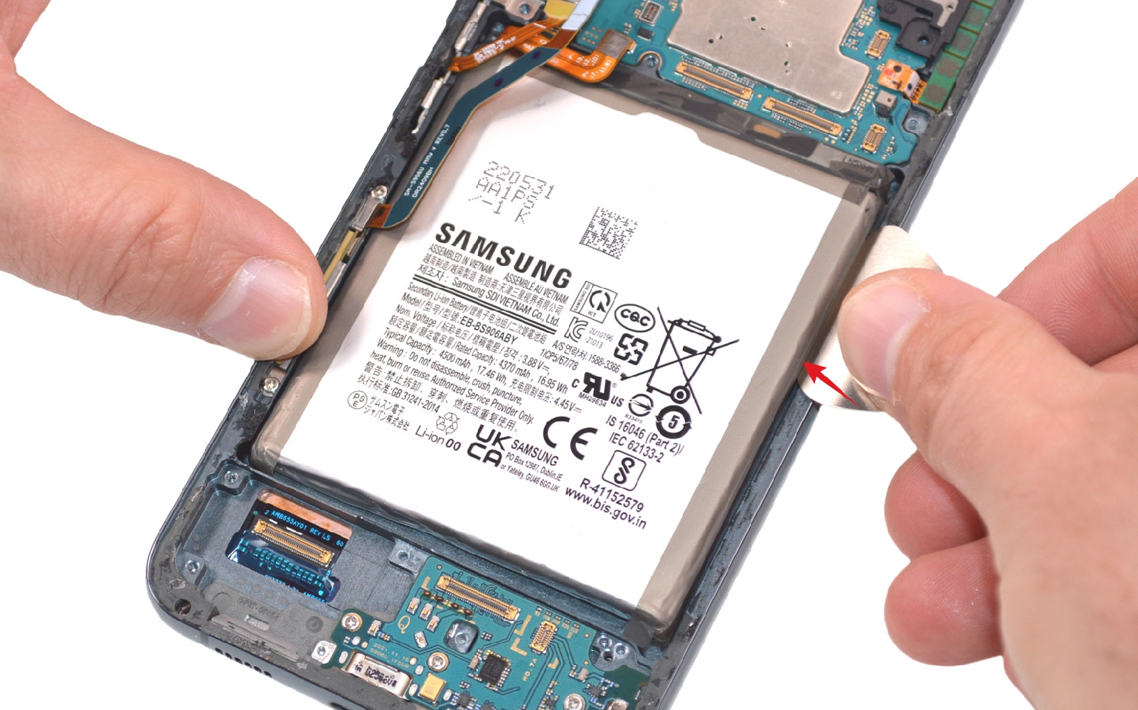 Comment remplacer le bloc écran sur Galaxy S22 plus photo 4