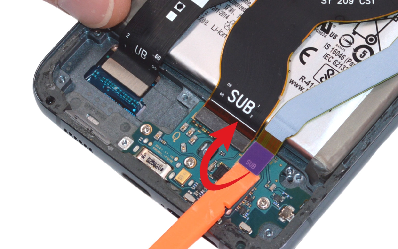 Comment changer le connecteur de charge sur Galaxy S22 plus photo 1