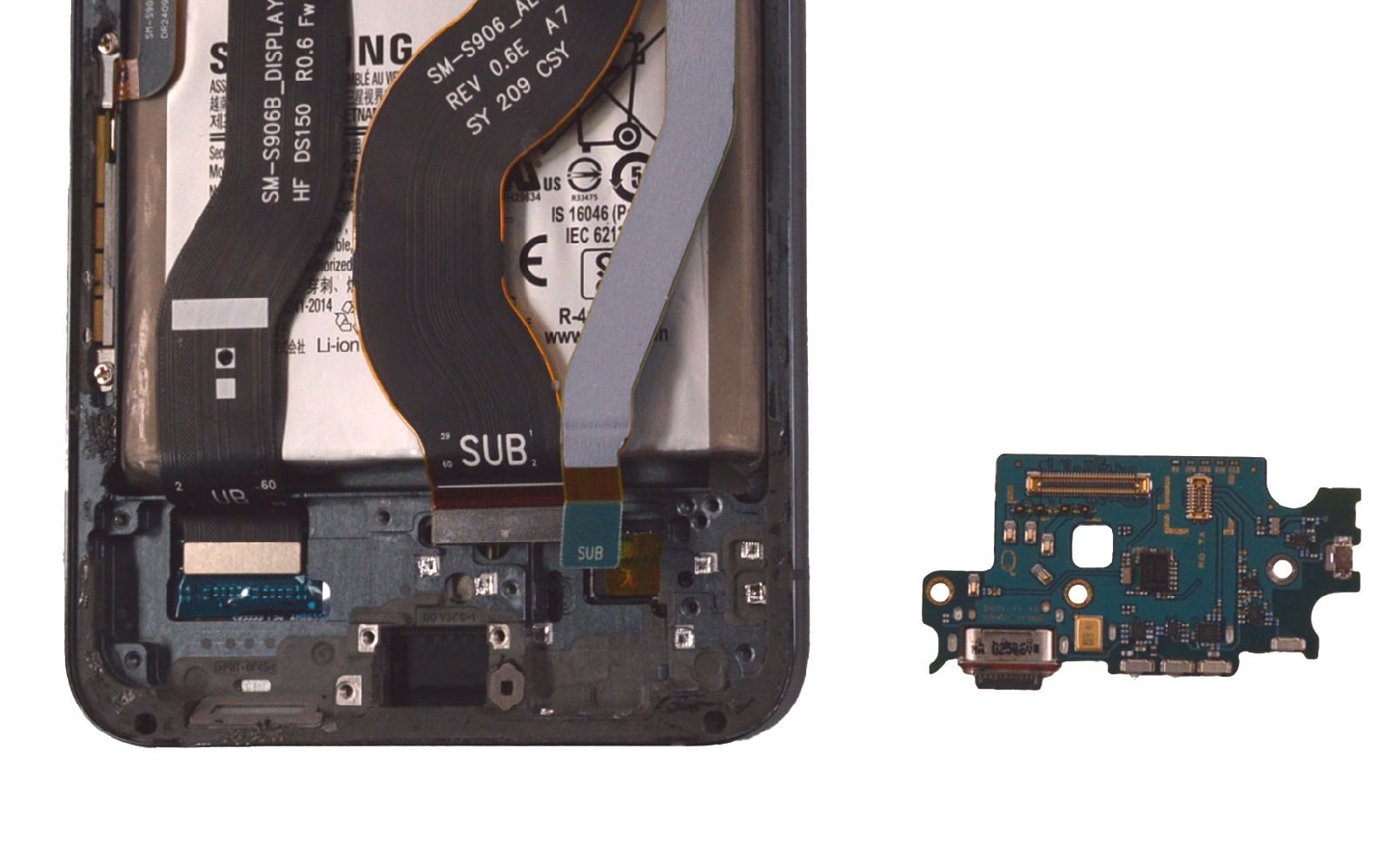 Comment changer le connecteur de charge sur Galaxy S22 plus photo 3