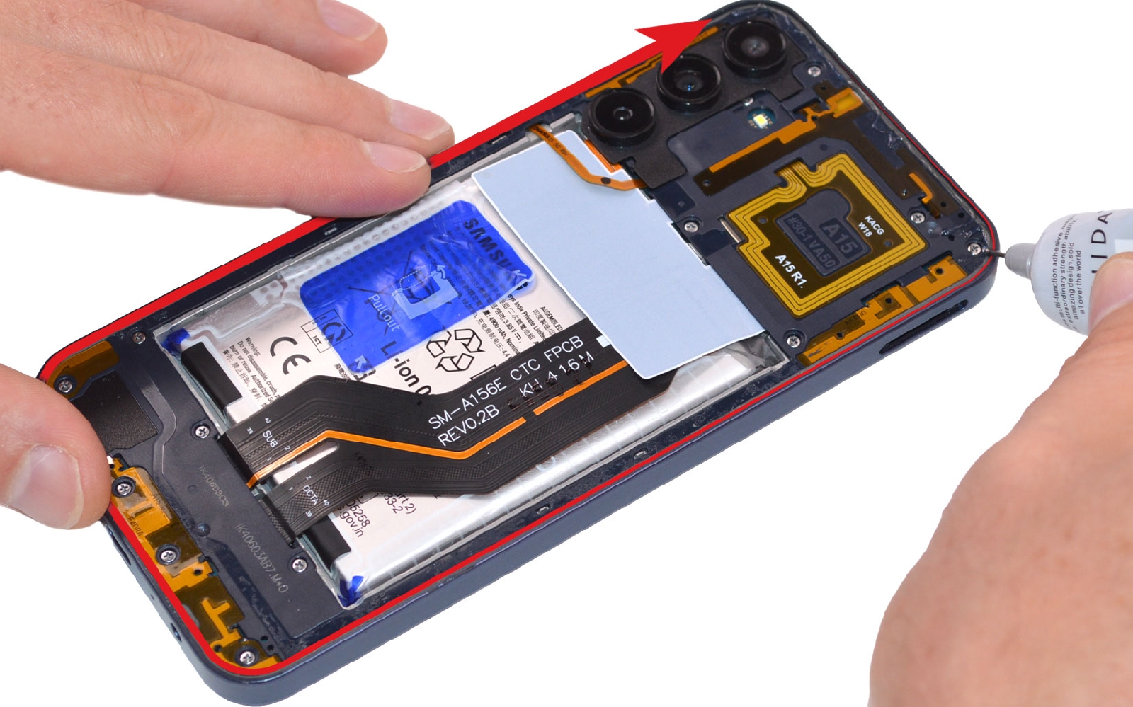 Comment remplacer le bloc écran sur Galaxy A15 (5G) photo 2