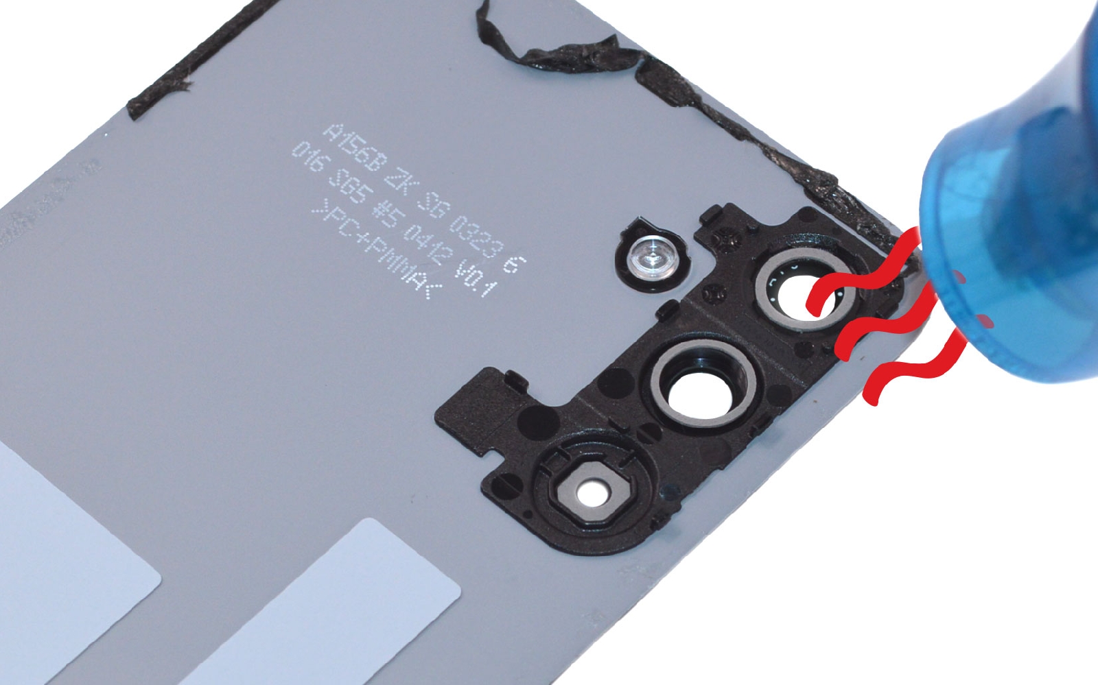 Comment changer la vitre arrière sur Galaxy A15 (5G) photo 1