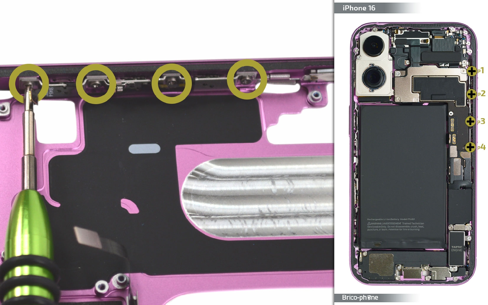 Guide de réparation sur iPhone 16 photo 1