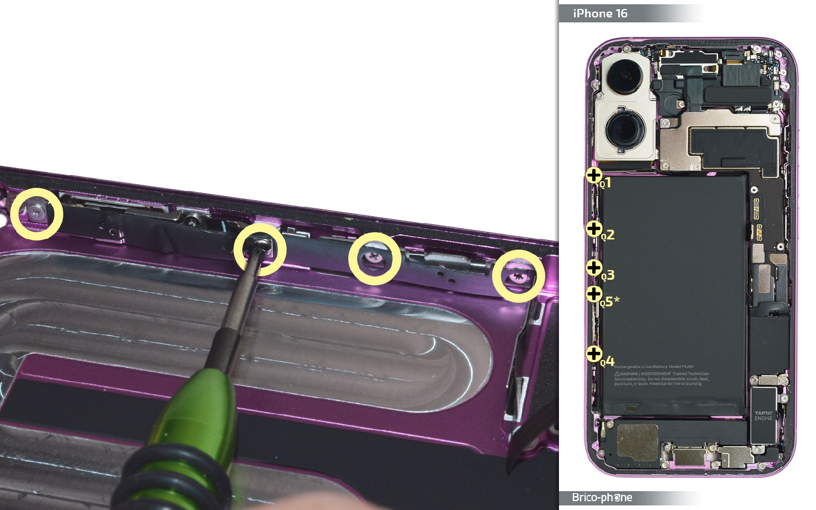 Guide de réparation sur iPhone 16 photo 3