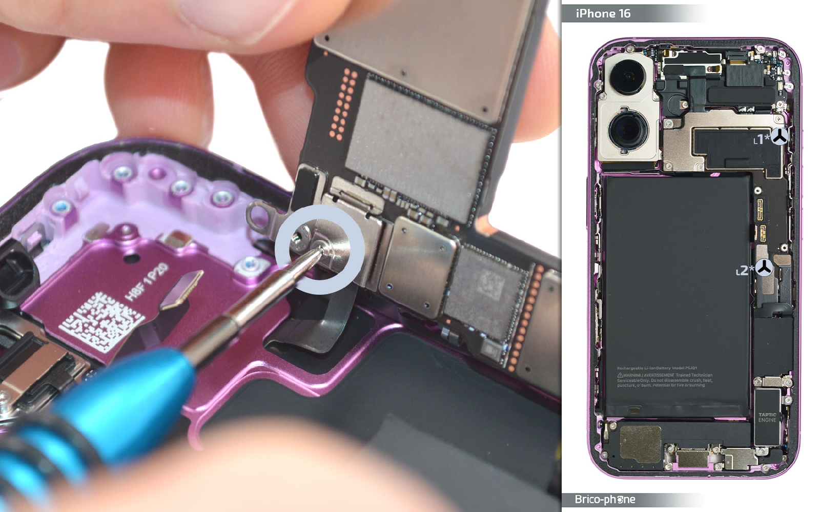 Guide de réparation sur iPhone 16 photo 3