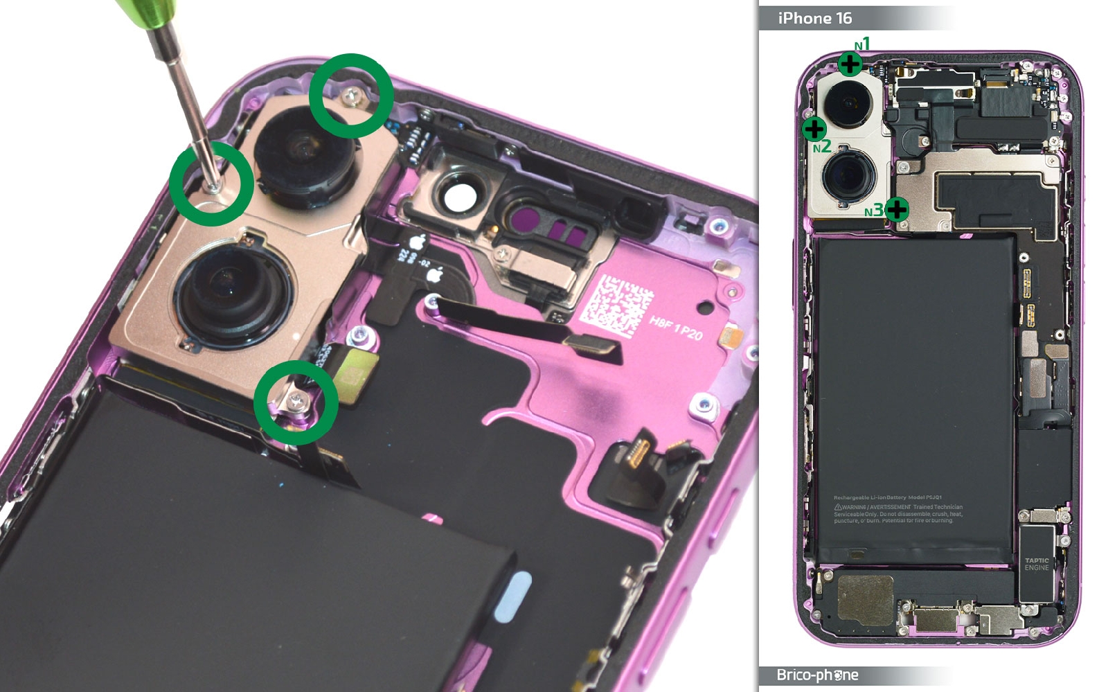 Guide de réparation sur iPhone 16 photo 1