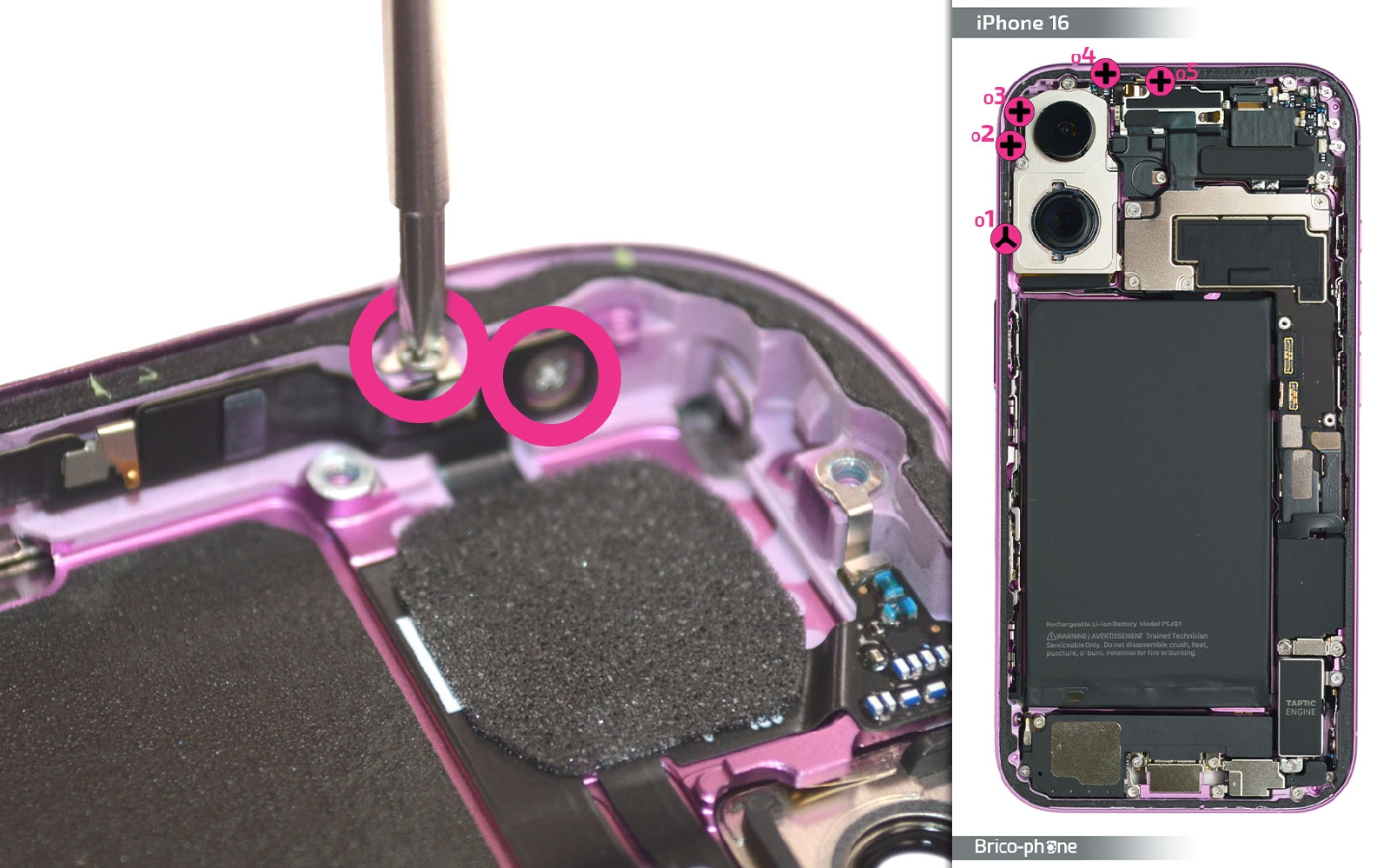 Guide de réparation sur iPhone 16 photo 2