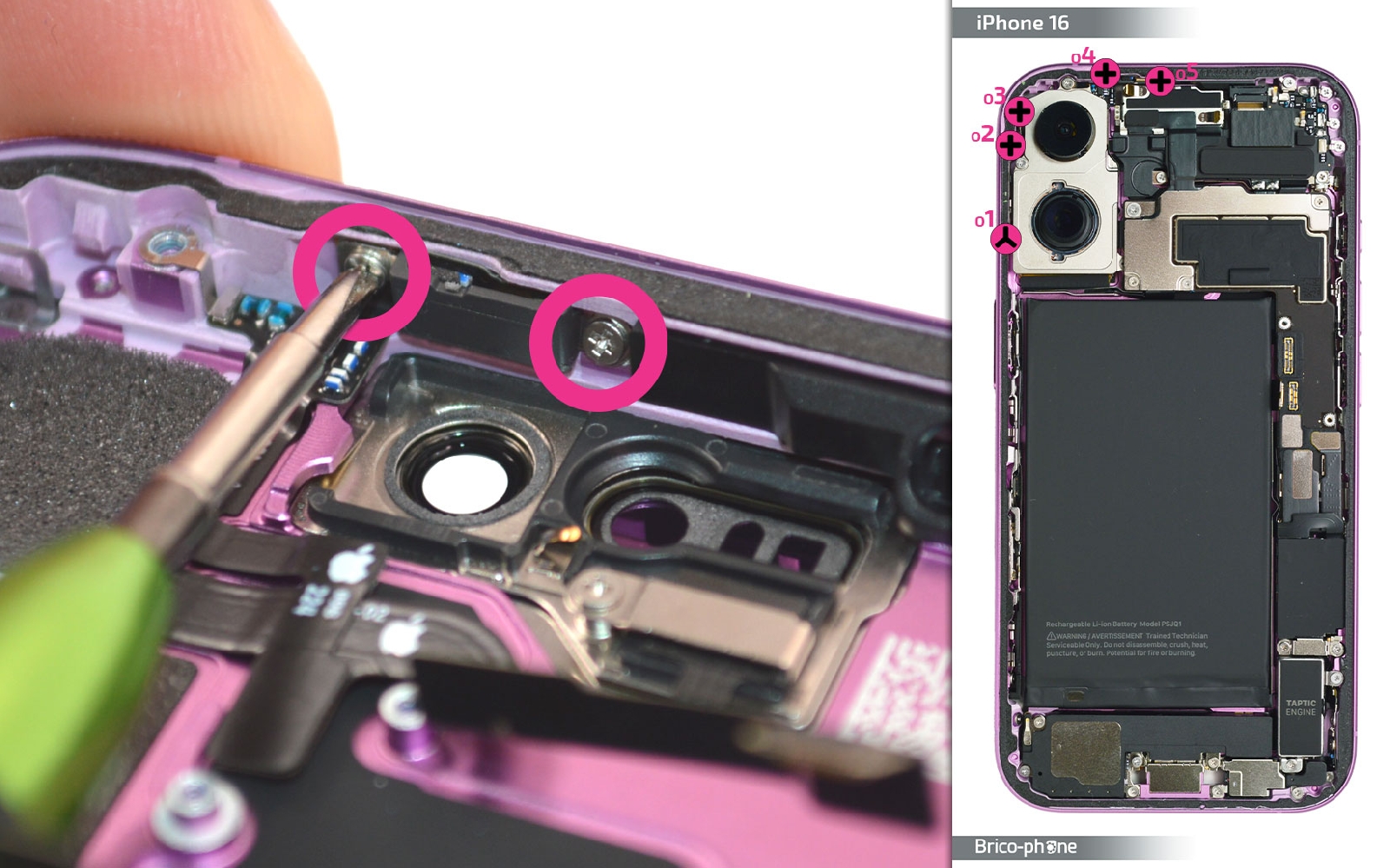 Guide de réparation sur iPhone 16 photo 3