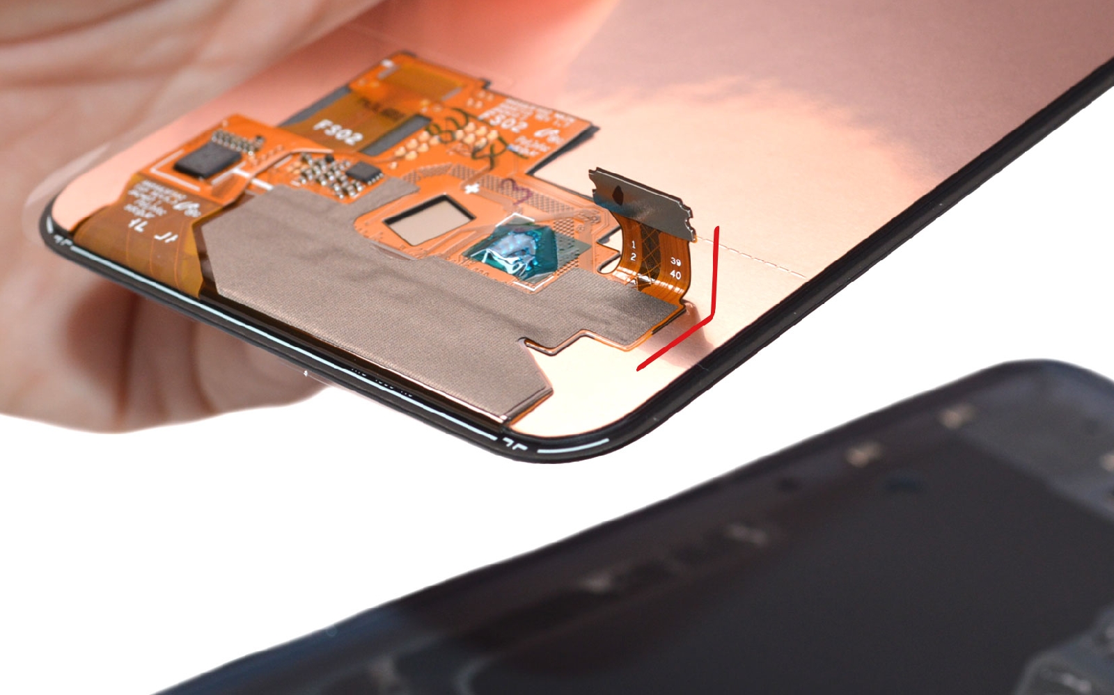 Comment changer l'écran seul sur Galaxy A55 (5G) photo 3