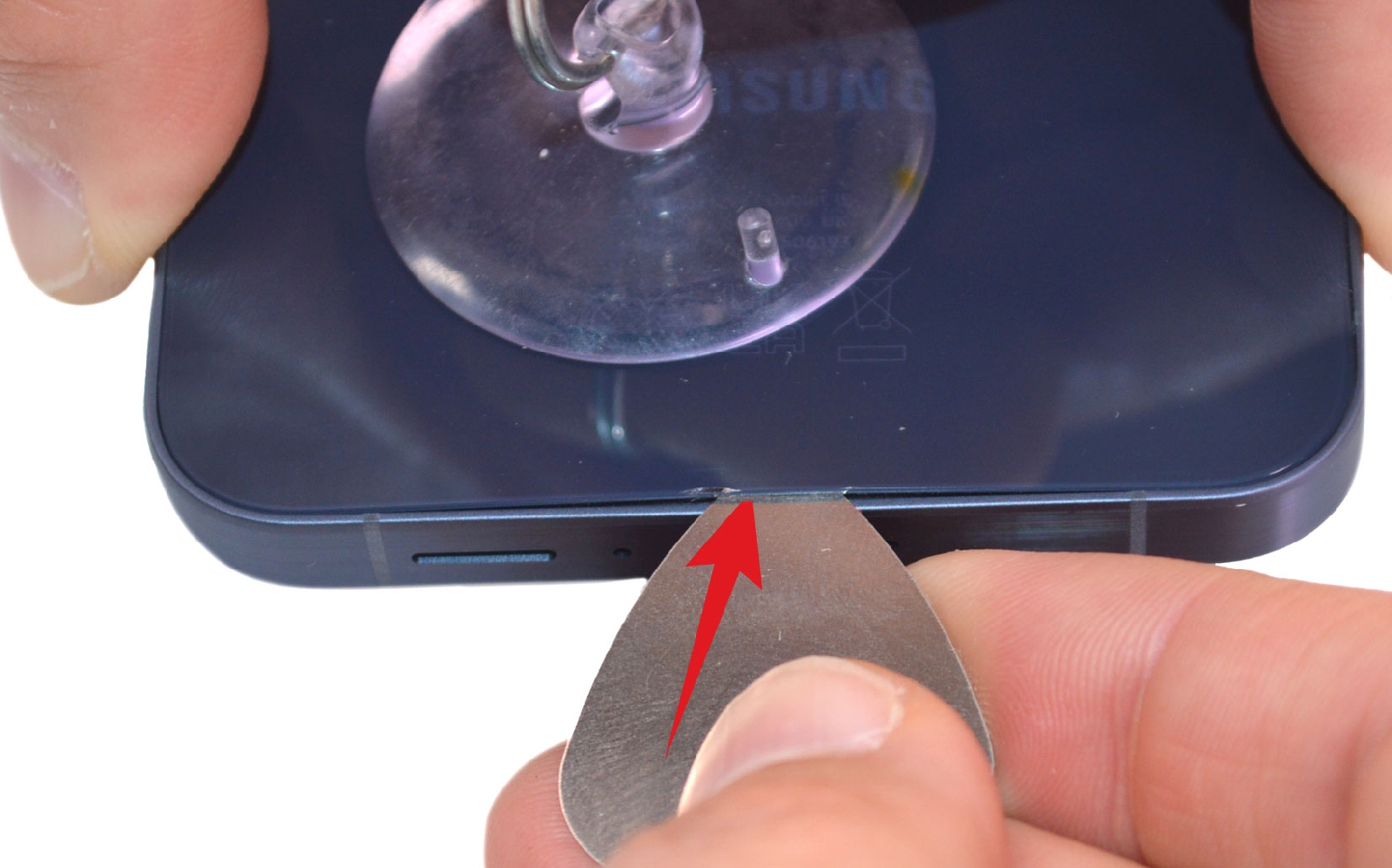 Comment changer l'écran seul sur Galaxy A55 (5G) photo 2