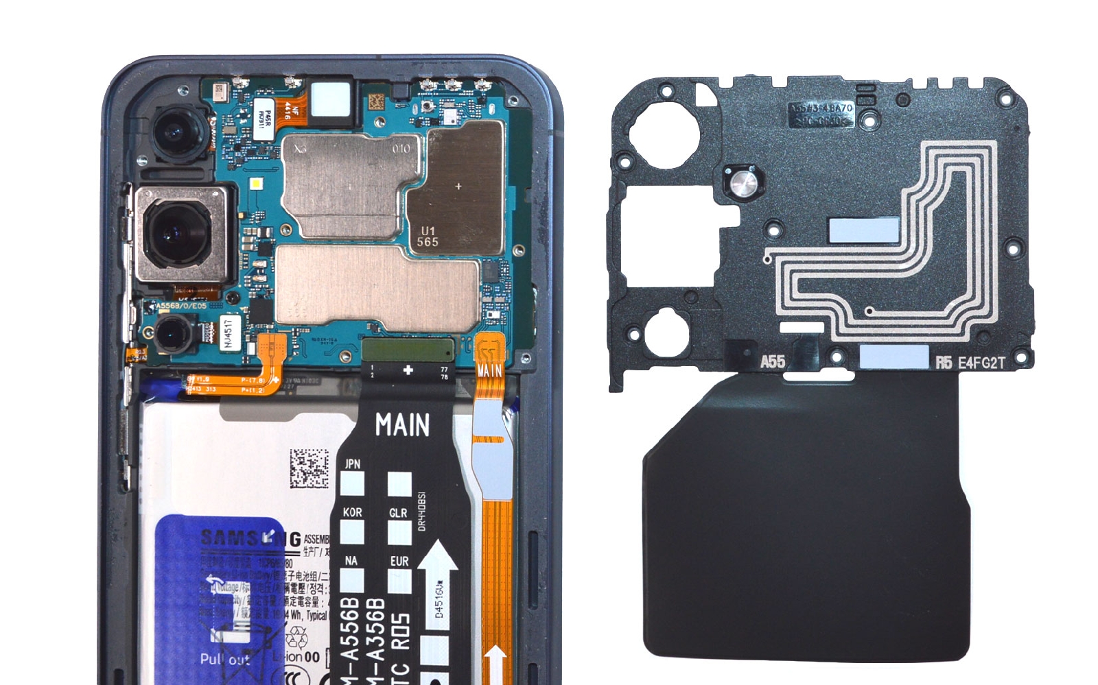 Comment changer l'écran seul sur Galaxy A55 (5G) photo 3