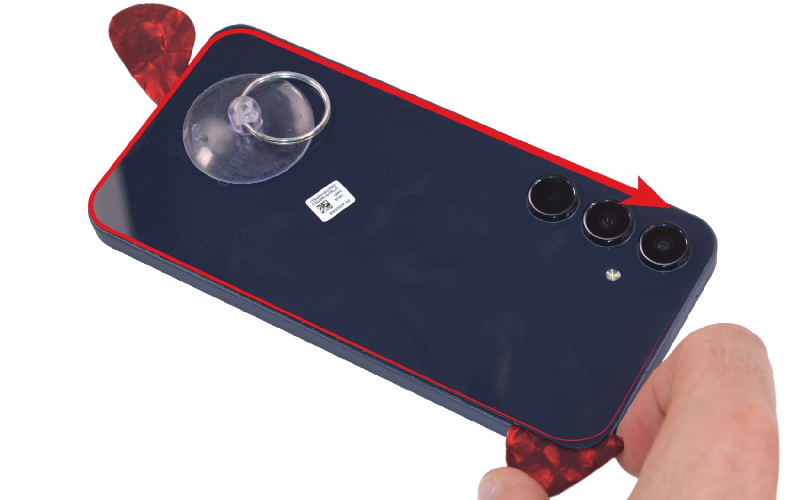 Comment changer la batterie sur Galaxy A55 (5G) photo 2