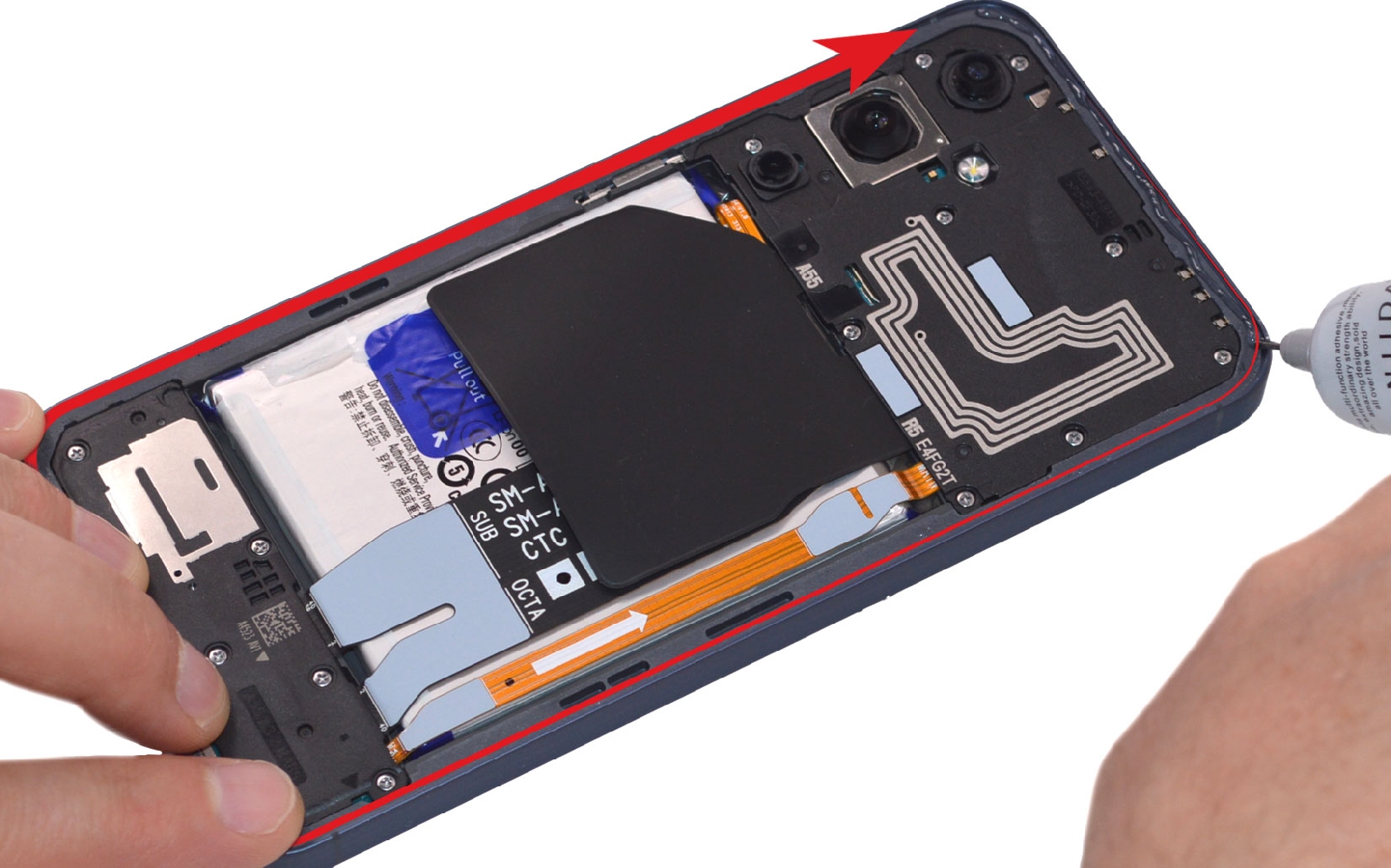 Comment changer le connecteur de charge  sur Galaxy A55 (5G) photo 2