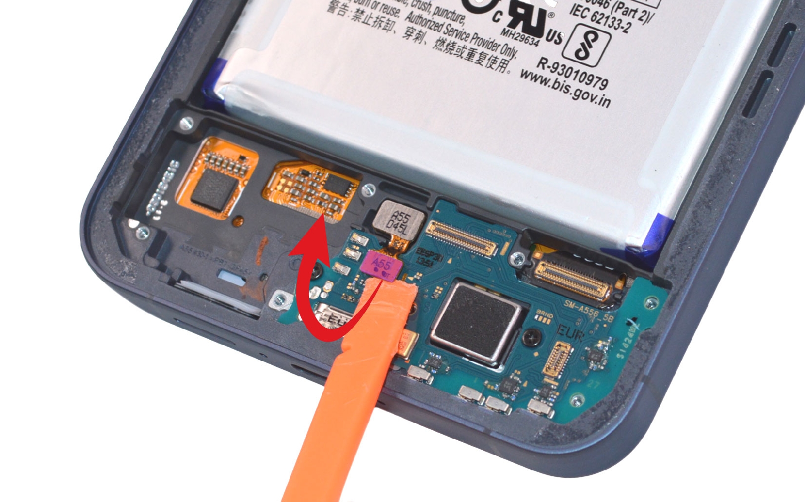 Comment changer le connecteur de charge  sur Galaxy A55 (5G) photo 1