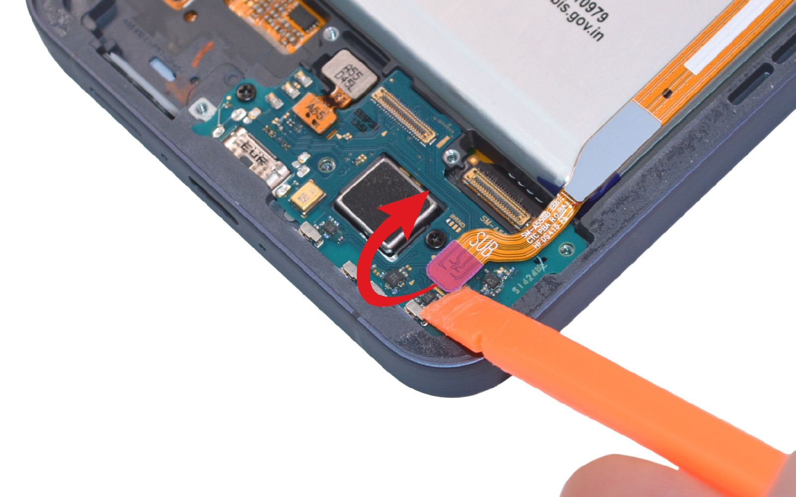 Comment changer le connecteur de charge  sur Galaxy A55 (5G) photo 1