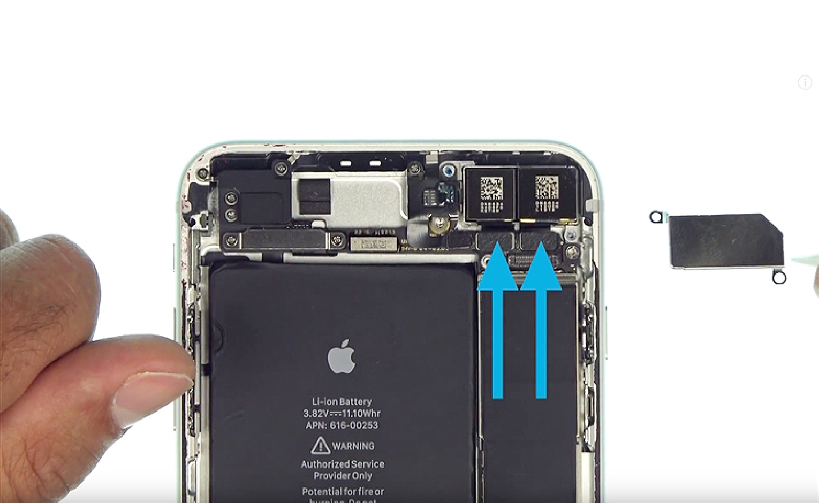 Changement de caméra arrière sur iPhone 7 Plus photo 1