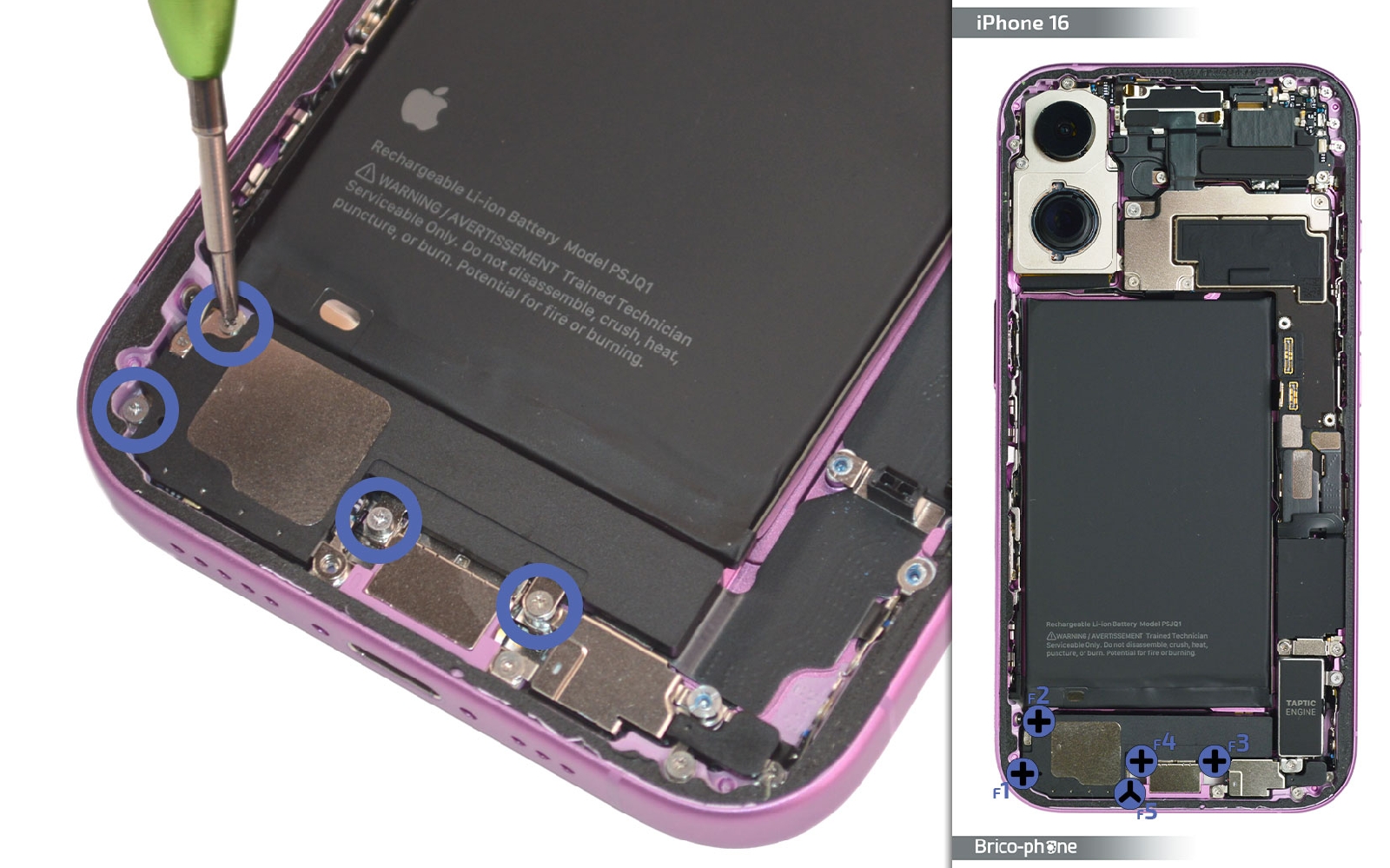 Comment changer le connecteur de charge  sur iPhone 16 photo 2