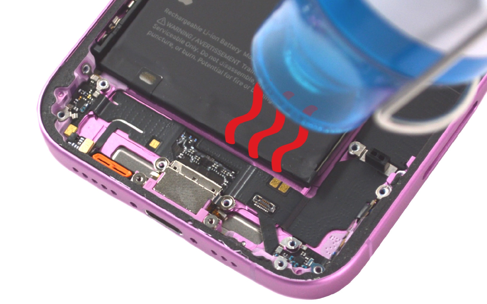 Comment changer le connecteur de charge  sur iPhone 16 photo 2