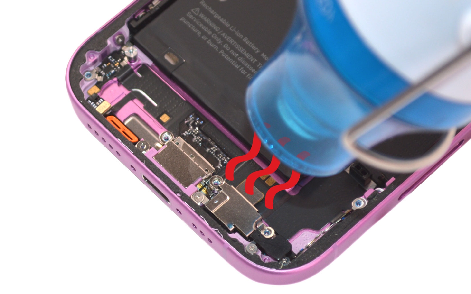 Comment changer le connecteur de charge  sur iPhone 16 photo 1