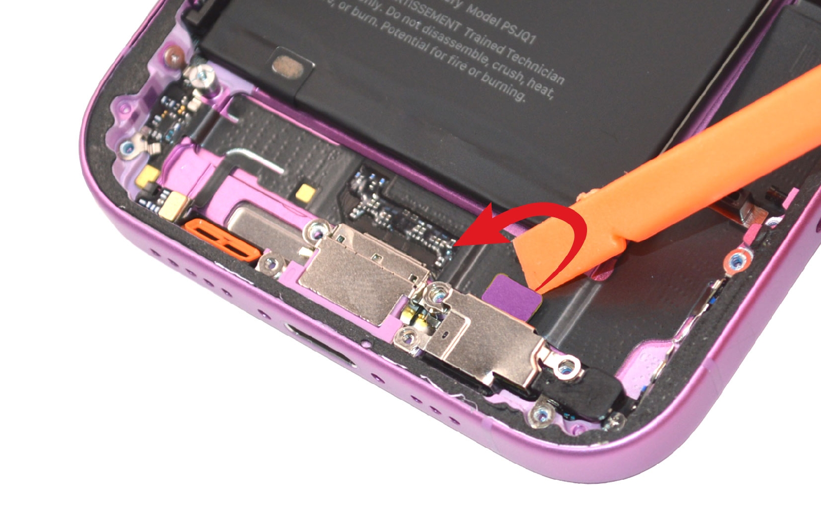 Comment changer le connecteur de charge  sur iPhone 16 photo 2