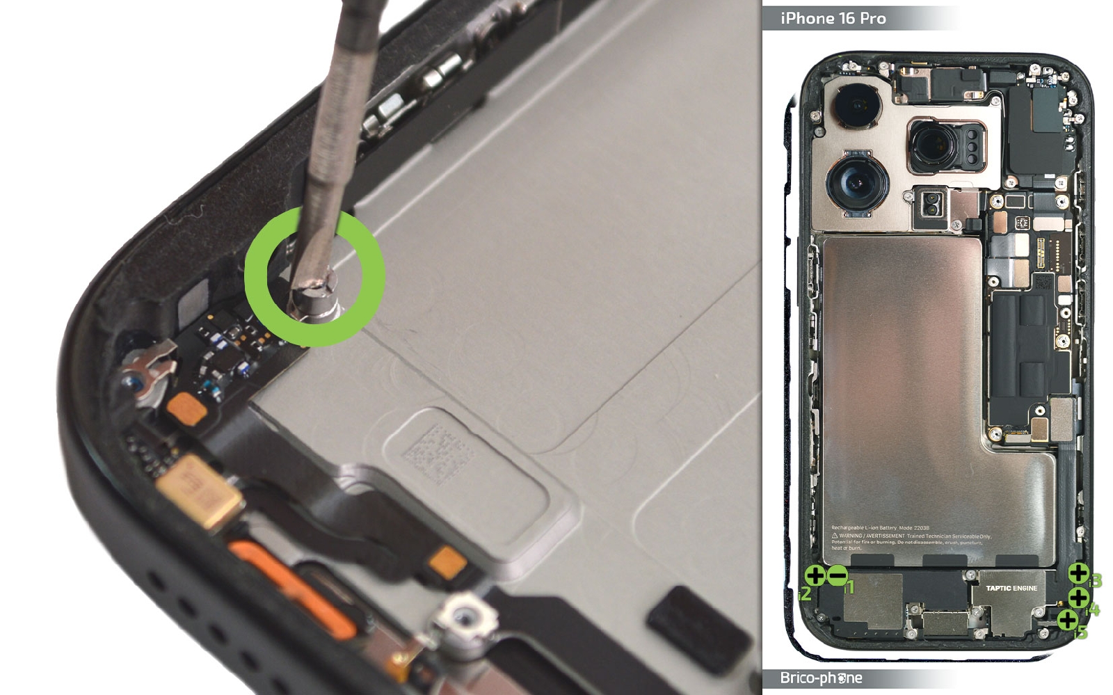 Guide de réparation sur iPhone 16 Pro photo 1
