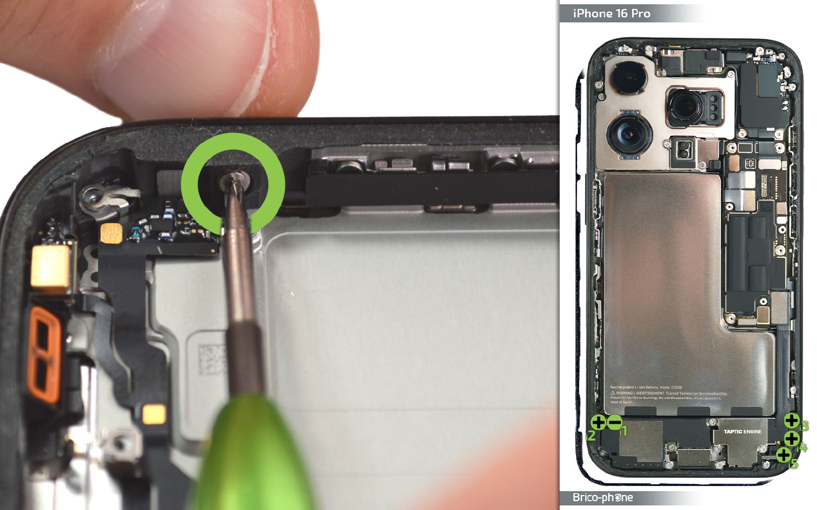 Guide de réparation sur iPhone 16 Pro photo 2