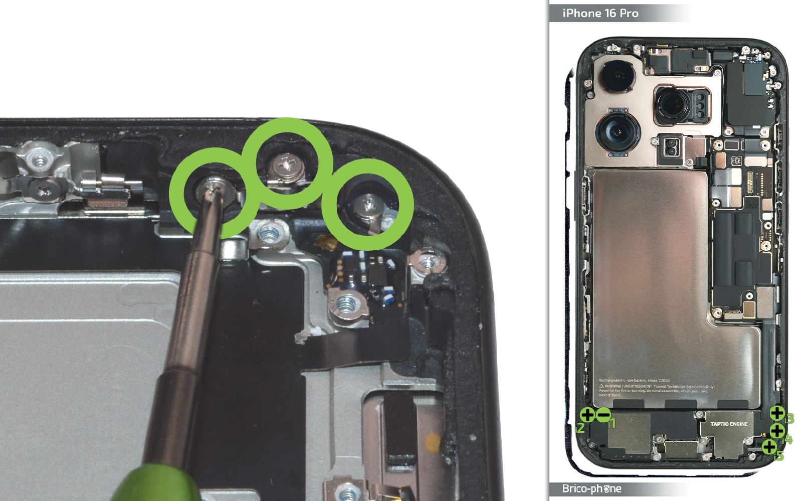 Guide de réparation sur iPhone 16 Pro photo 3