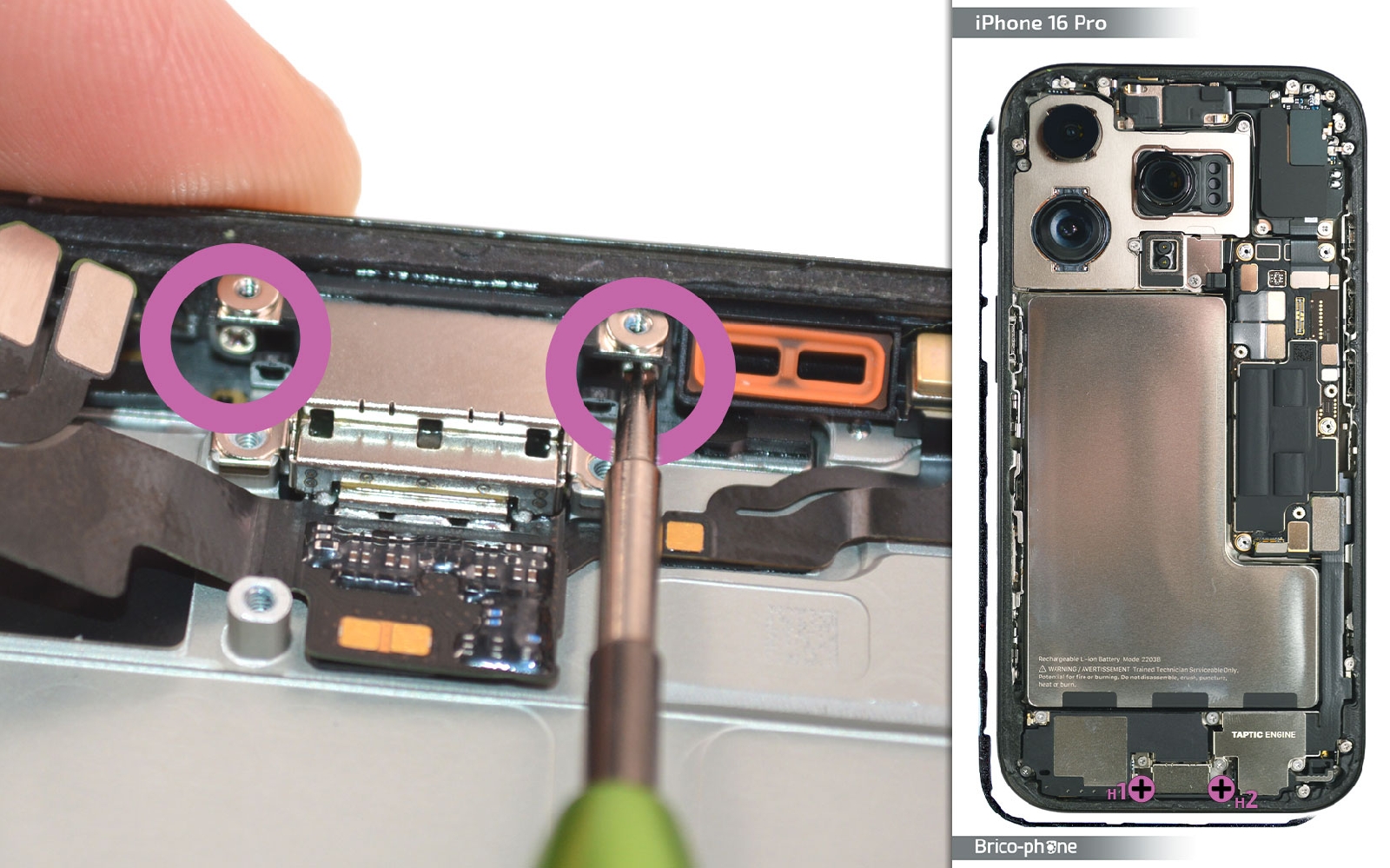 Guide de réparation sur iPhone 16 Pro photo 1