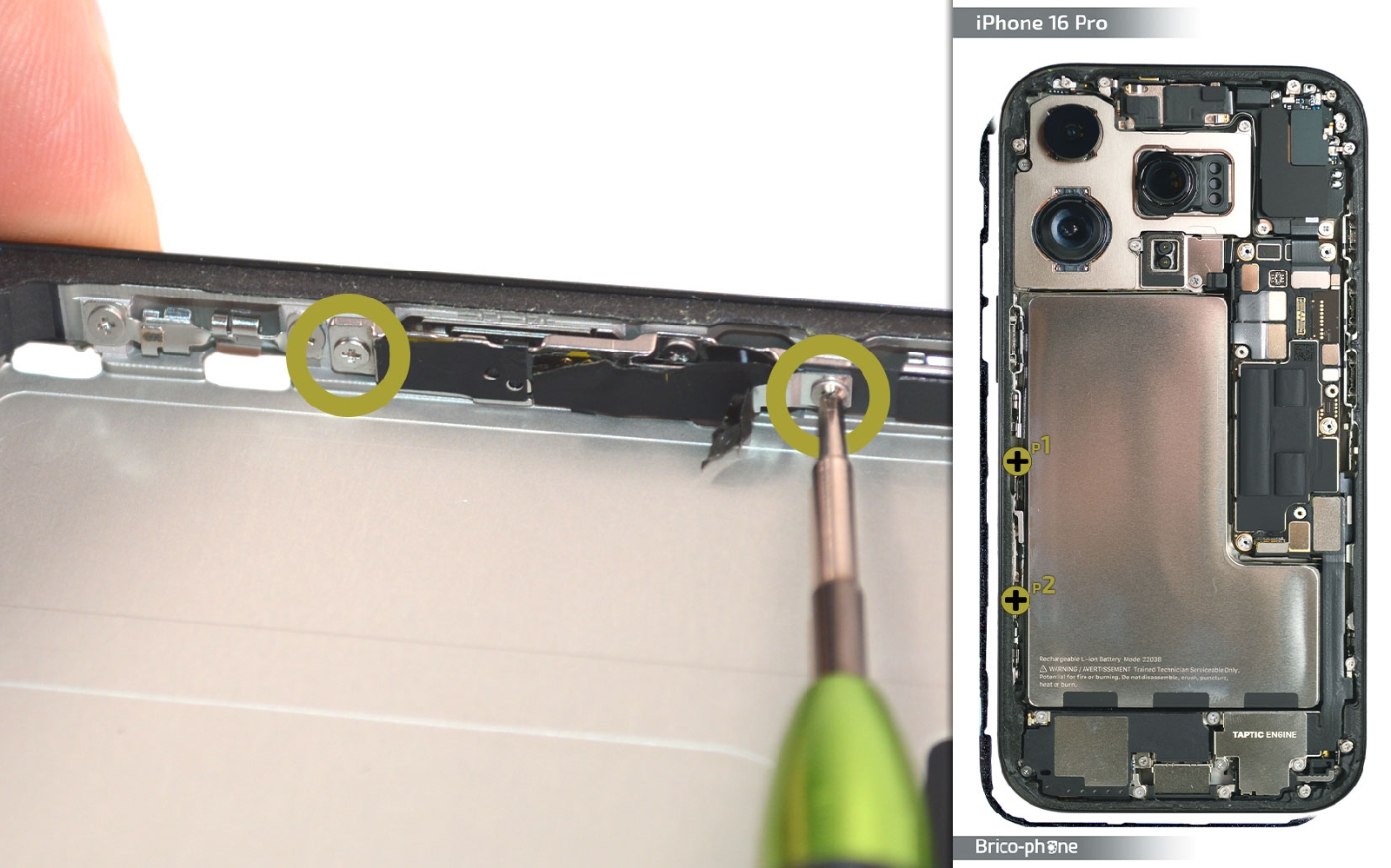 Guide de réparation sur iPhone 16 Pro photo 3