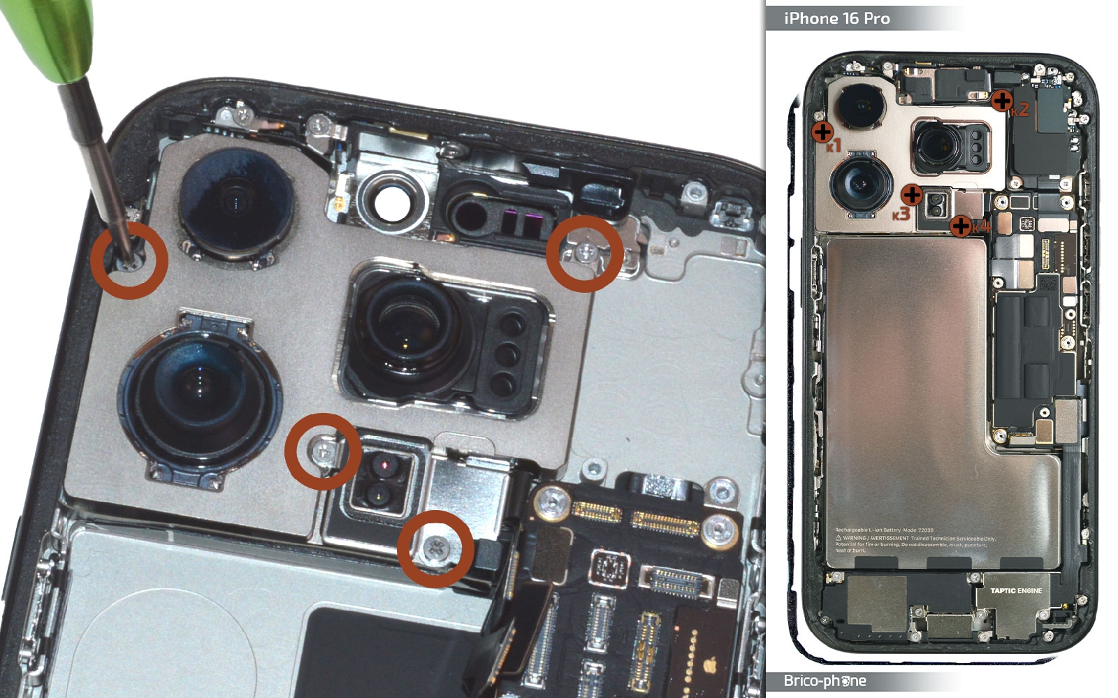 Guide de réparation sur iPhone 16 Pro photo 1