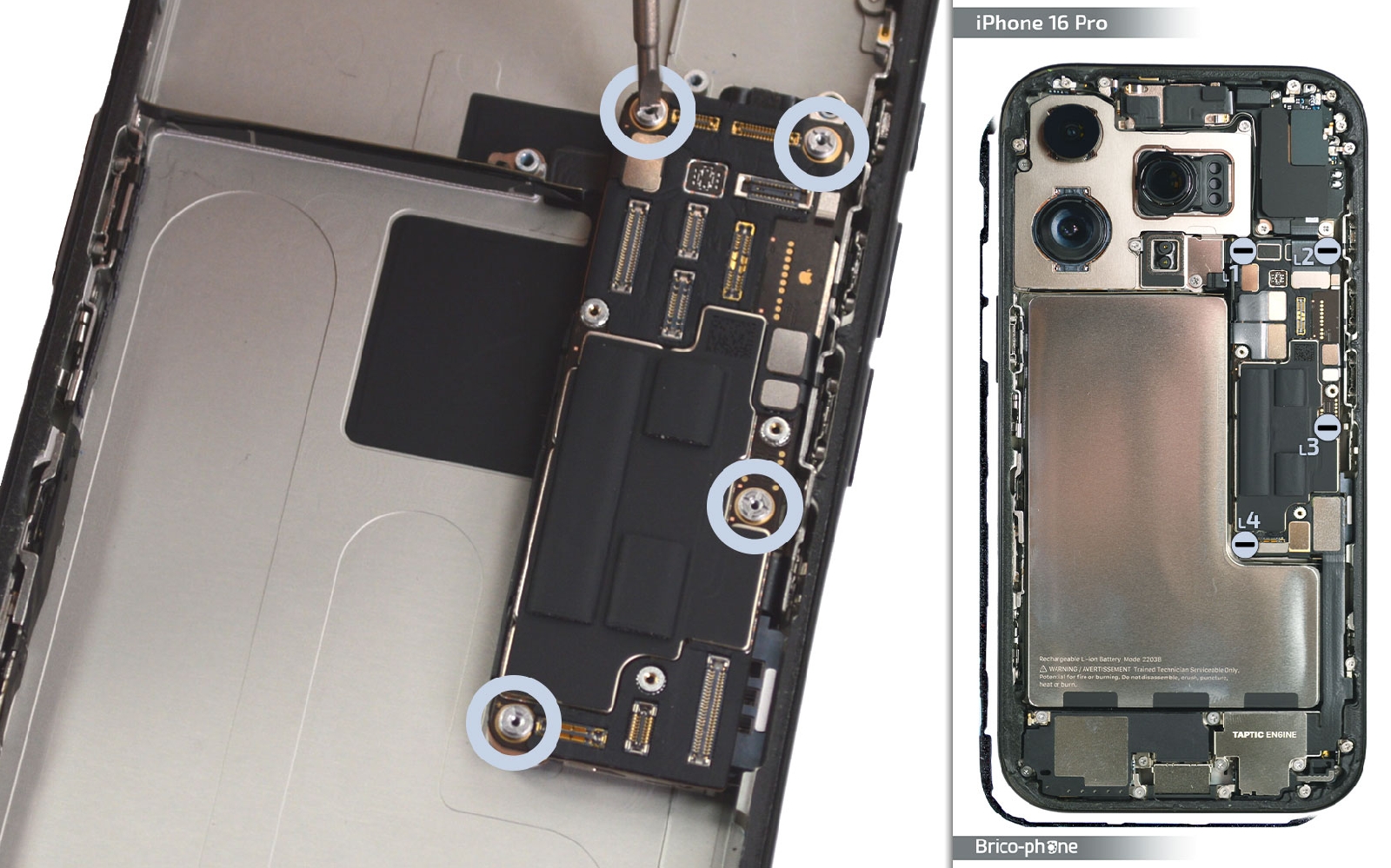 Guide de réparation sur iPhone 16 Pro photo 1