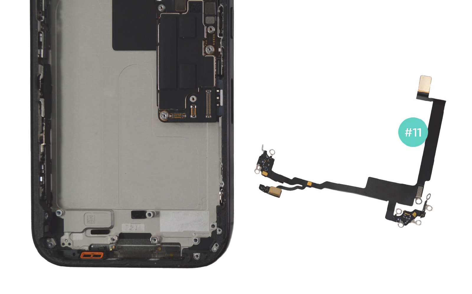 Guide de réparation sur iPhone 16 Pro photo 4