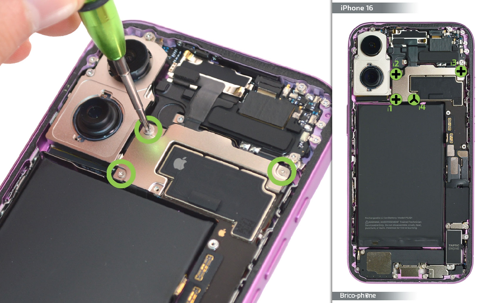 Comment changer le haut-parleur interne sur iPhone 16 photo 2