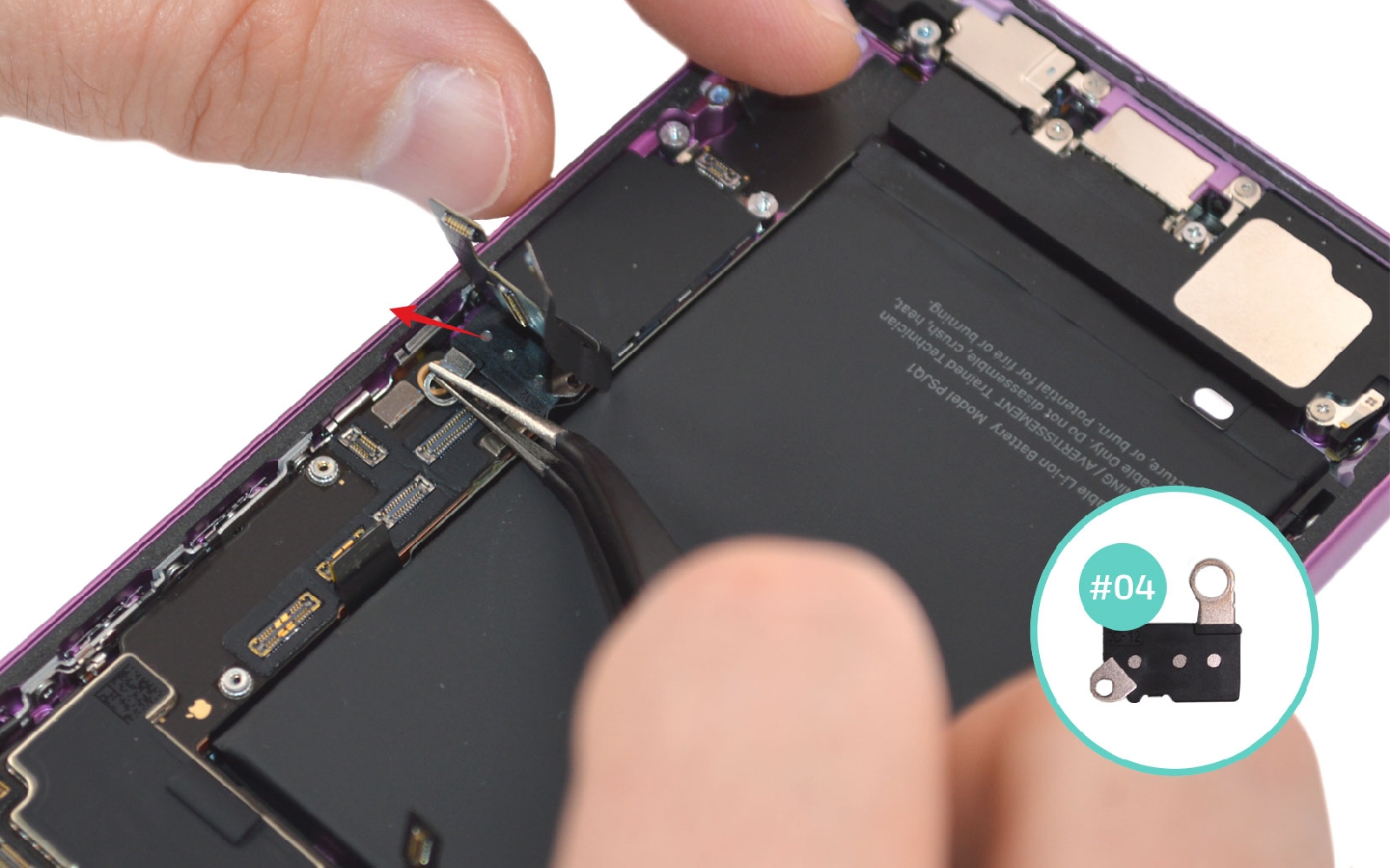 Comment changer le vibreur et le lecteur SIM sur iPhone 16 photo 4