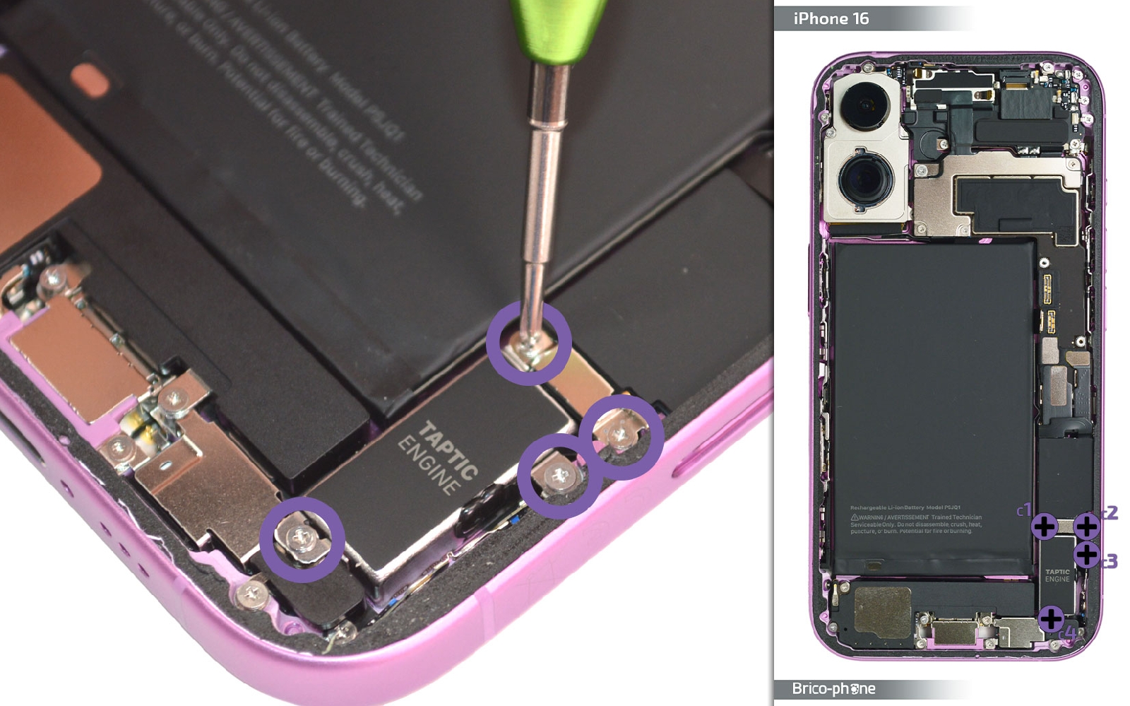 Comment changer le vibreur et le lecteur SIM sur iPhone 16 photo 1