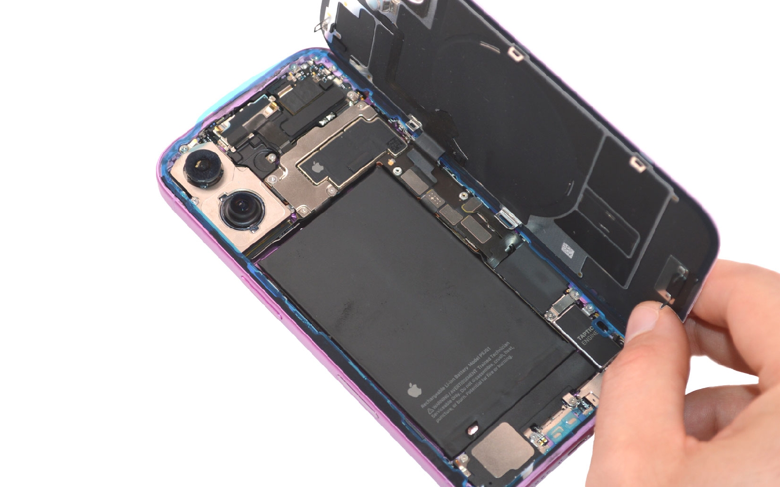 Comment remplacer le haut-parleur externe sur iPhone 16 photo 1