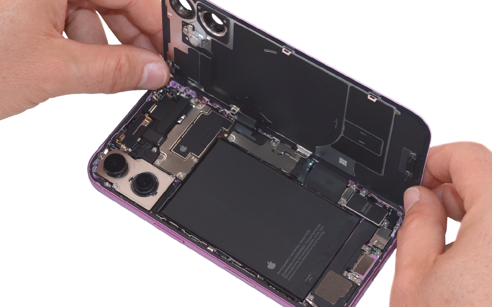 Comment remplacer le haut-parleur externe sur iPhone 16 photo 2