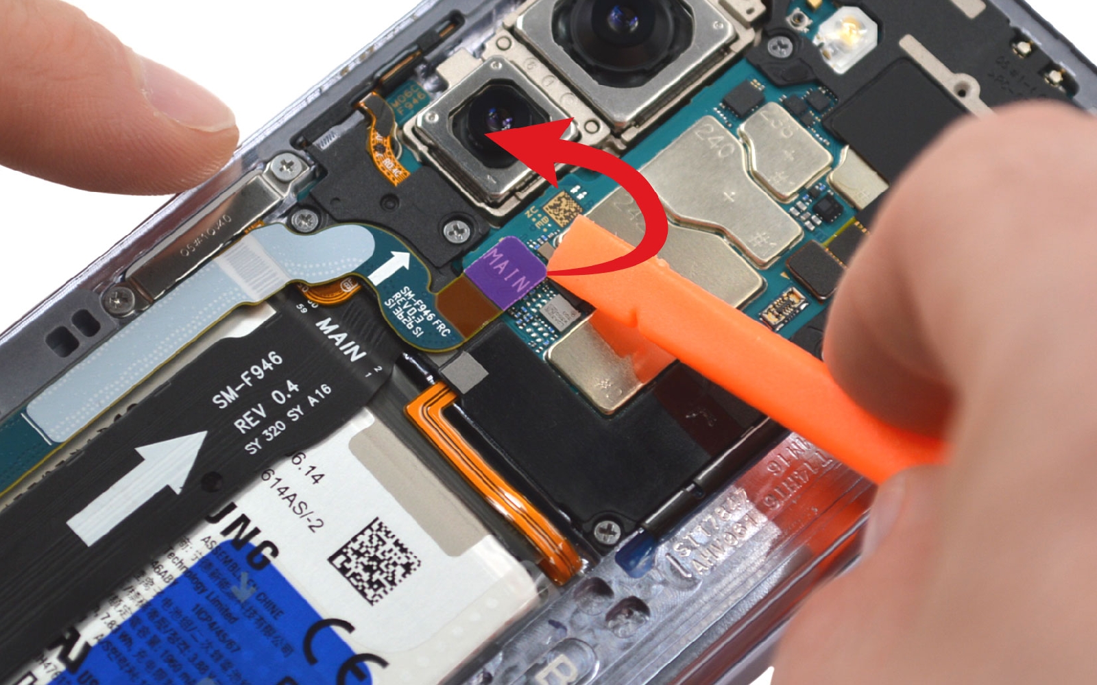 Comment changer la batterie principale sur Galaxy Z Fold5 photo 1