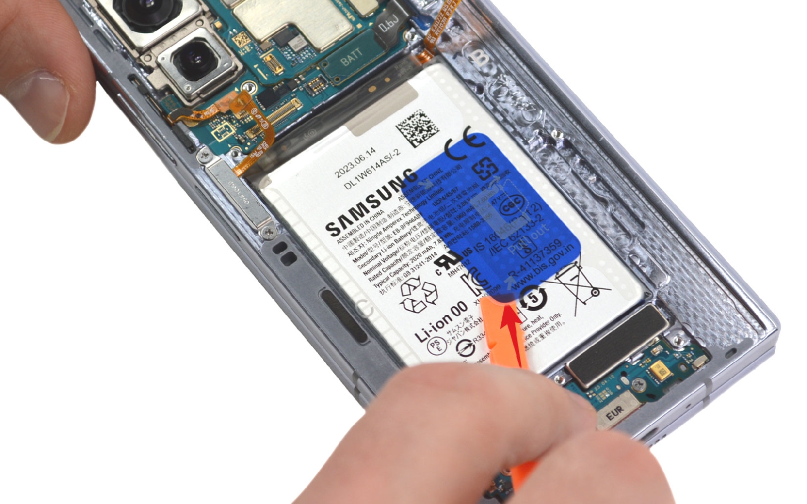 Comment changer la batterie principale sur Galaxy Z Fold5 photo 1