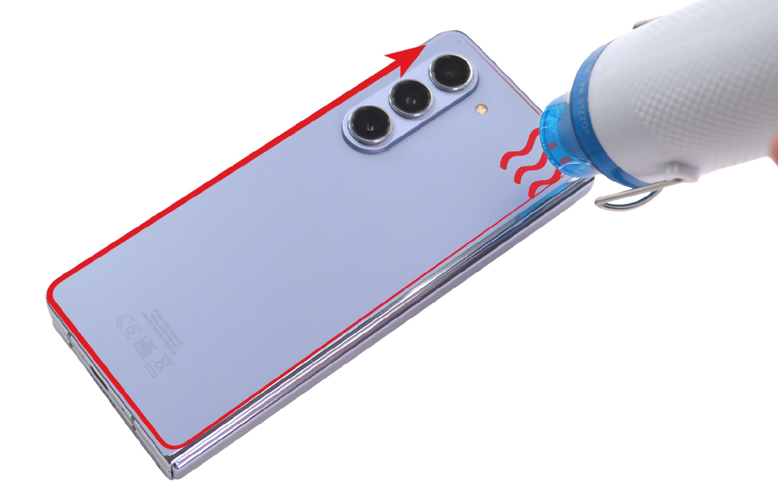 Comment changer la batterie secondaire sur Galaxy Z Fold5 photo 3