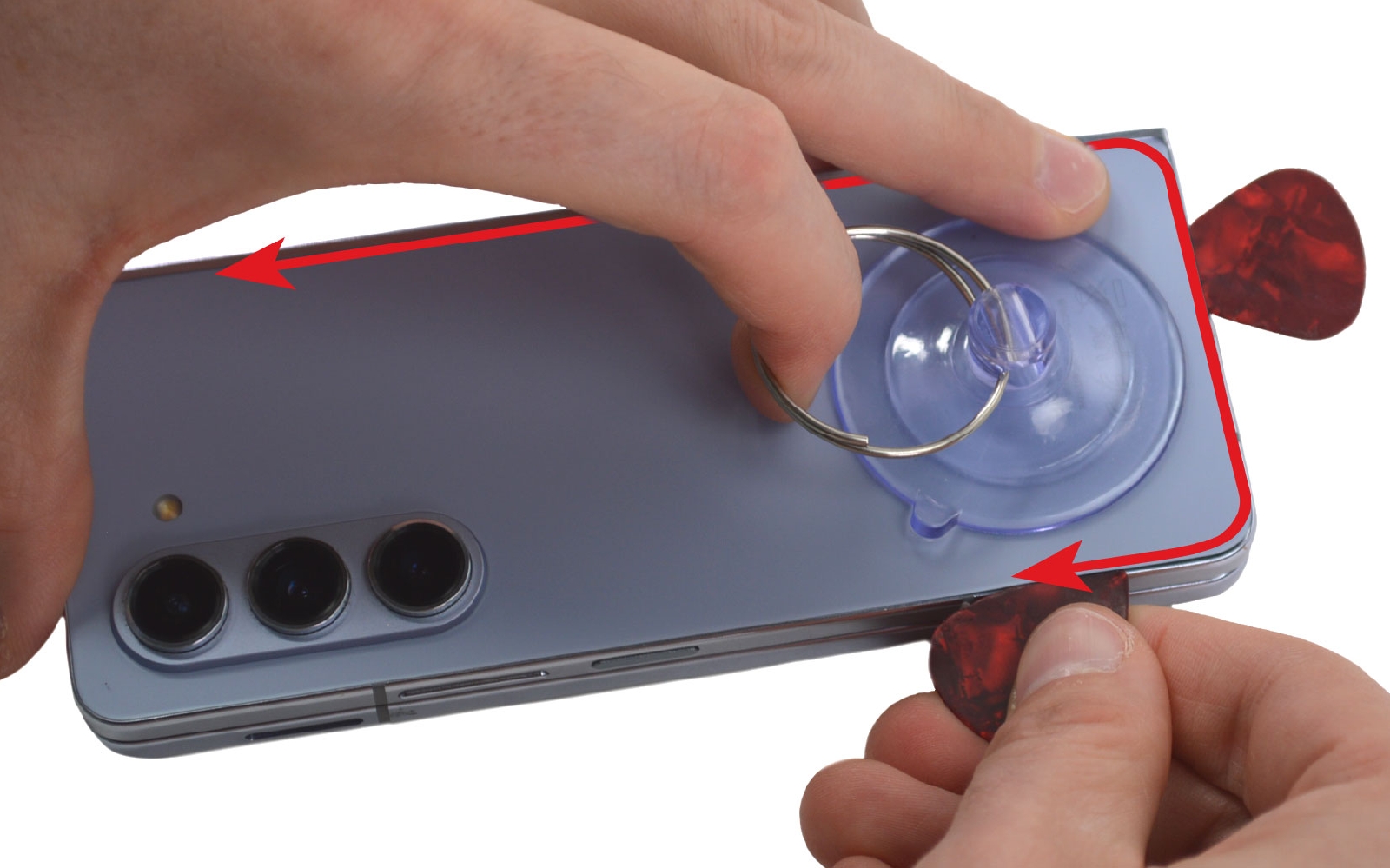 Comment changer la batterie secondaire sur Galaxy Z Fold5 photo 3