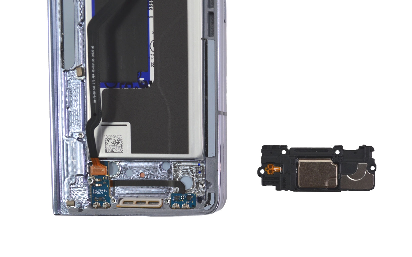 Comment changer la batterie secondaire sur Galaxy Z Fold5 photo 3