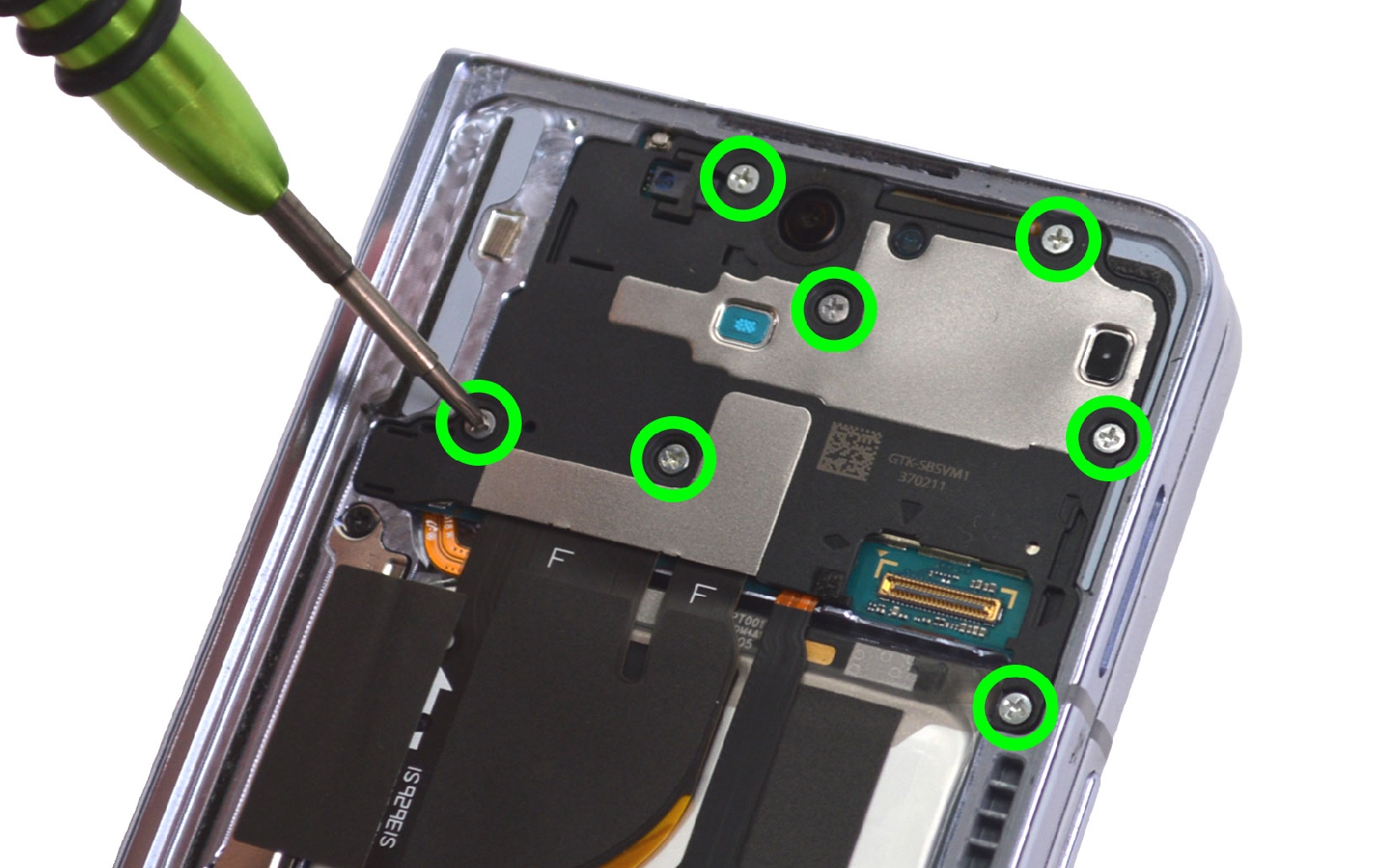 Comment changer la batterie secondaire sur Galaxy Z Fold5 photo 1