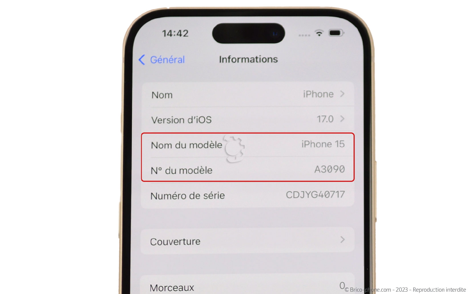 Comment changer la vitre arrière complète sur iPhone 15 photo 1