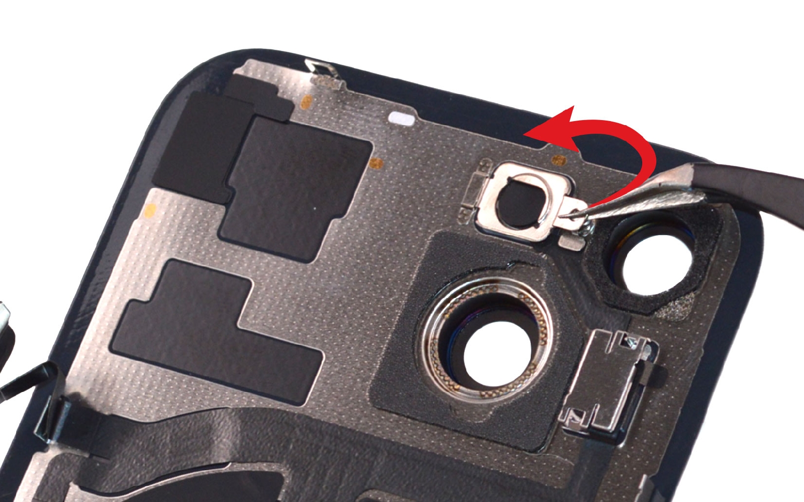 Comment changer la vitre arrière nue sur iPhone 15 photo 2