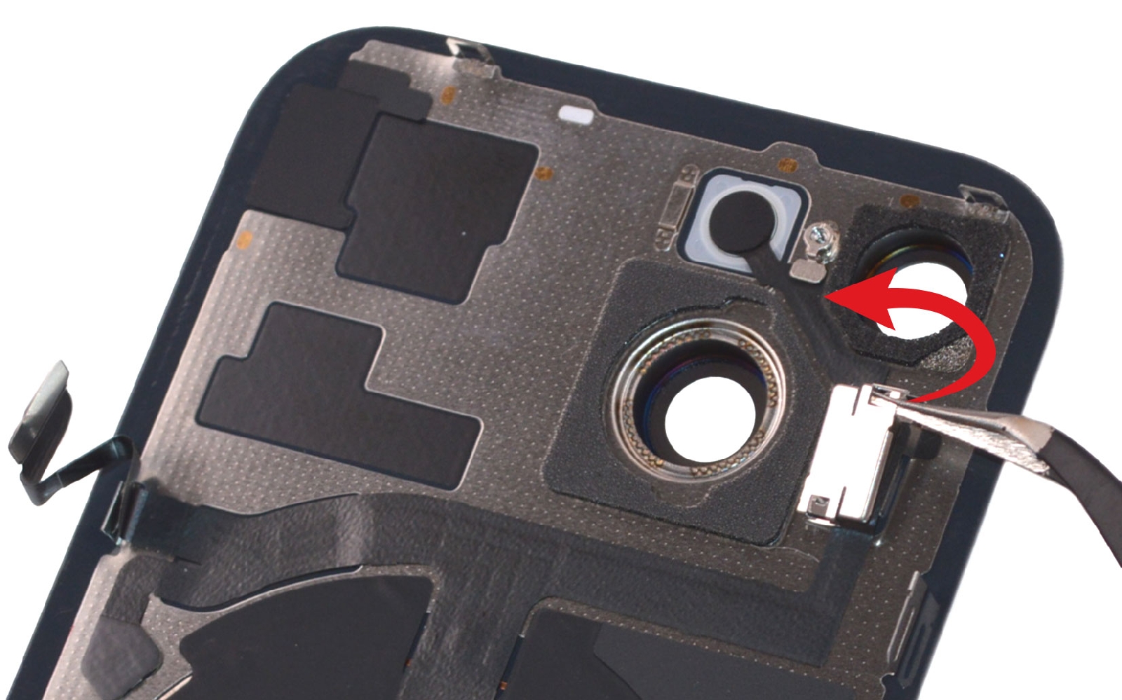 Comment changer la vitre arrière nue sur iPhone 15 photo 4